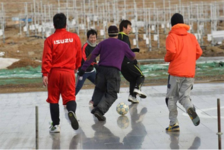 休日にスポーツで気分転換