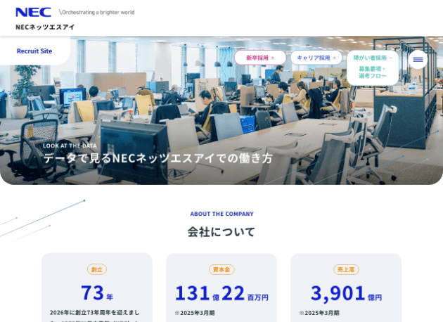 データで見るNECネッツエスアイでの働き方