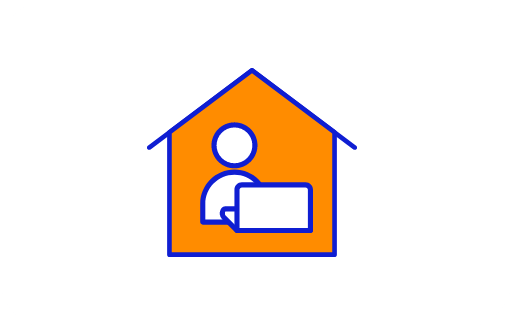 早朝に勉強後、<br/>在宅勤務