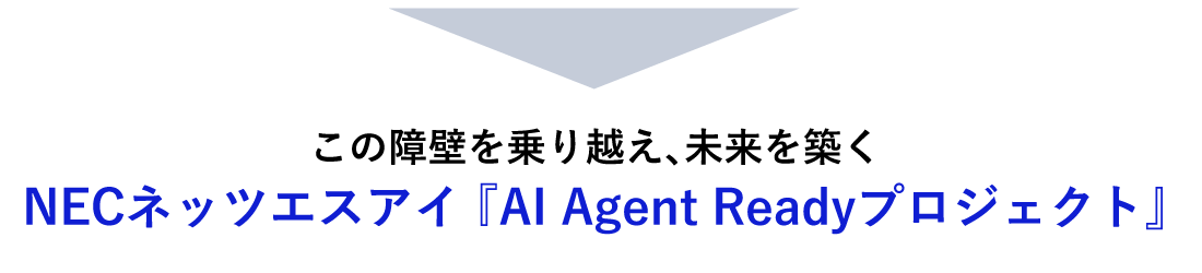 この障壁を乗り越え、未来を築く NECネッツエスアイ『AI Agent Readyプロジェクト』