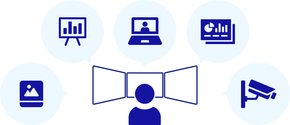 複数情報を一元表示イメージ