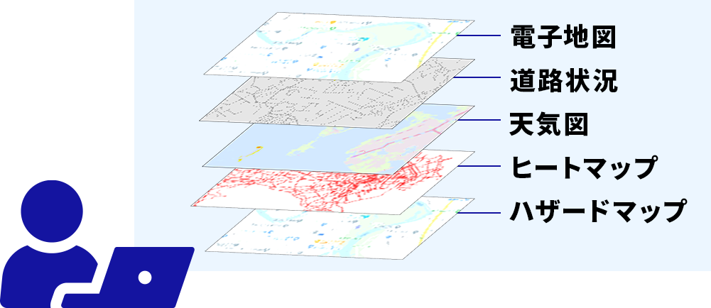 地図情報のデジタル化イメージ