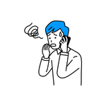 悩んでいるユーザー