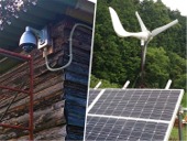 風力発電・太陽光発電と 高性能カメラ
